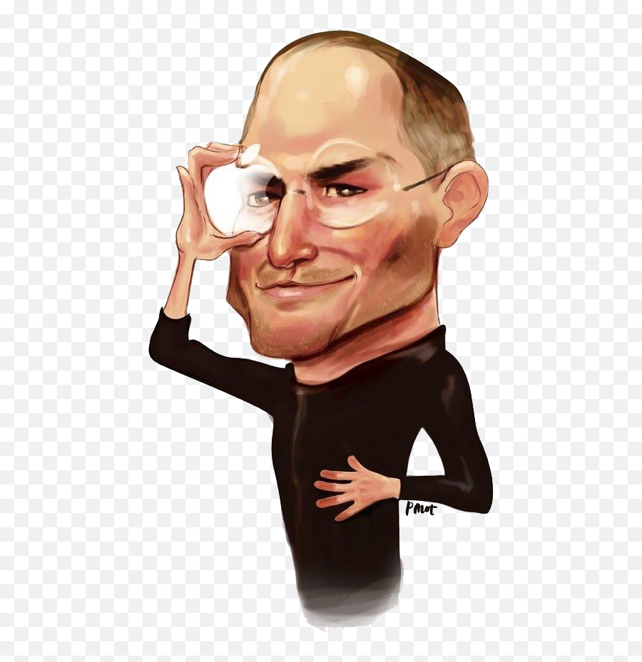 Steve Jobs Png Transparent Images - Cartoon Steve Jobs Png Emoji,Steve Jobs Find The Emoji
