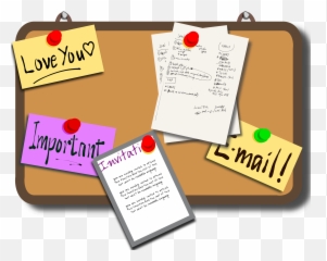Scroll Clipart Bulletin Scroll Bulletin Transparent Free - Bulletin Board Emoji,Emotion Bulletin Board