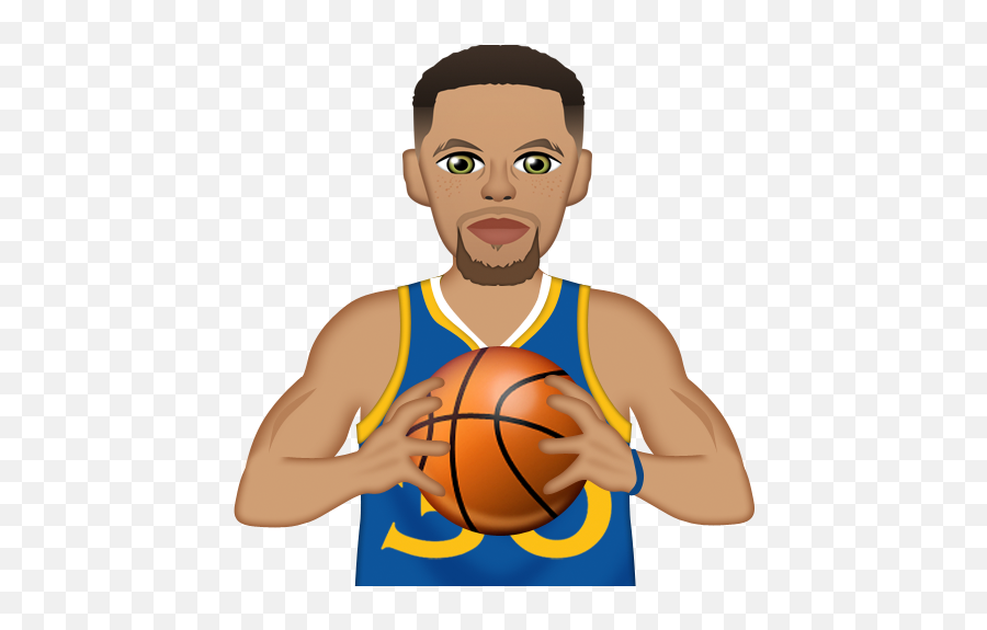 Stephmoji - Draw Stephen Curry Face Emoji,Nba Player Emoji