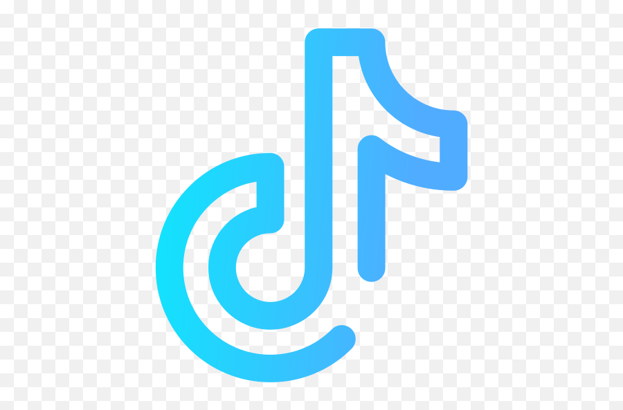 Tiktok Transparent Png - Designbust Blue Tiktok Logo Png Emoji,Tiktok Emoji