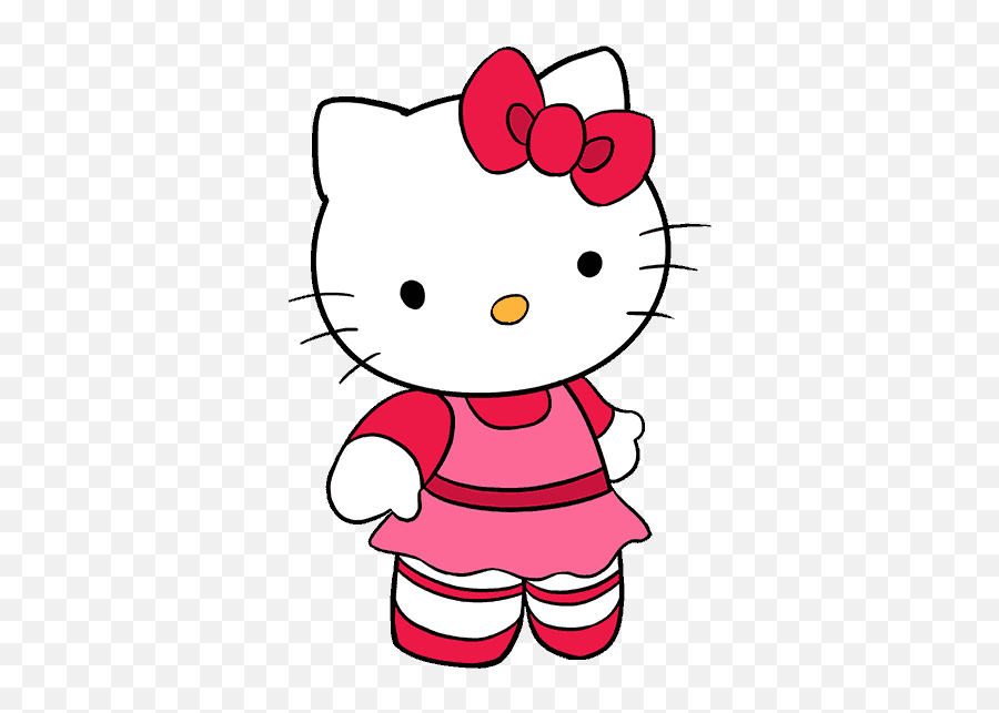 How To Draw Hello Kitty In A Few Easy Steps Easy Drawing - Easy Hello Kitty Drawing Emoji,Kitty Face Emoji