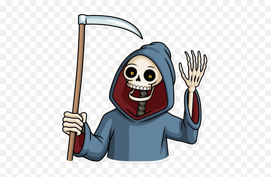 Download Wastickerapps - Horror And Fear On Pc U0026 Mac With Friendly Death Stickers Emoji,Emoji De Terror