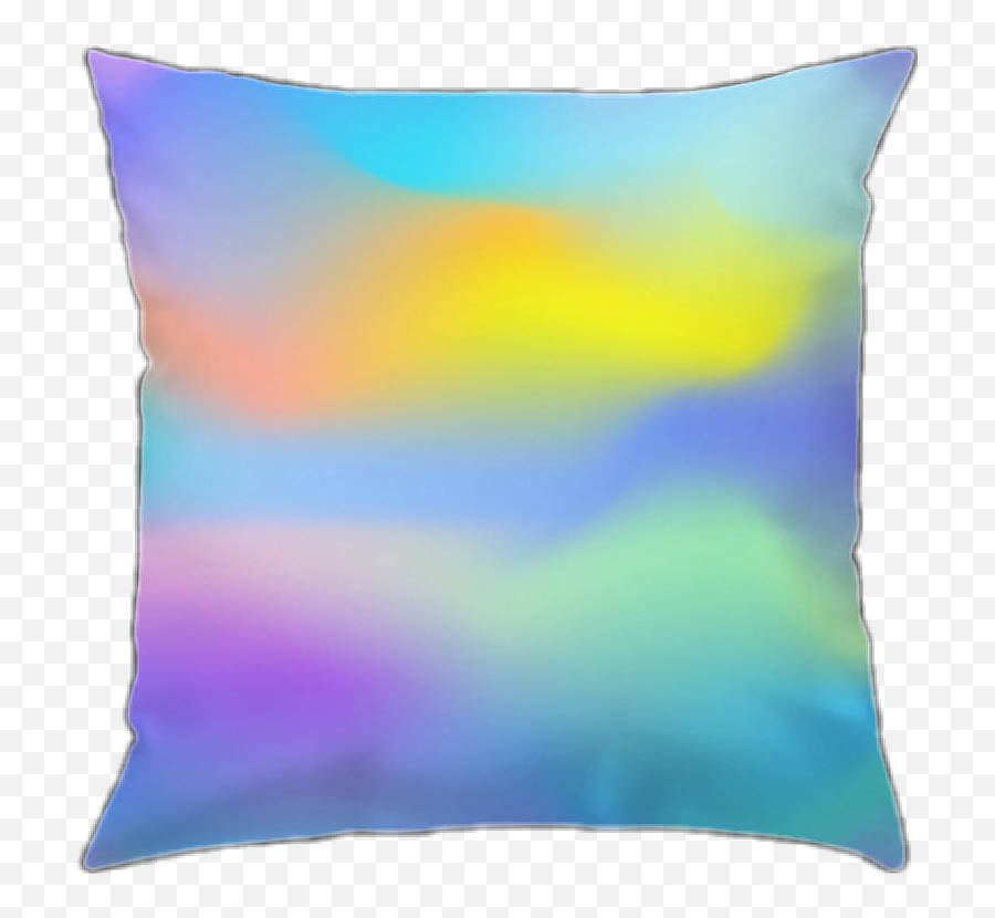 Pillow Rainbow Colorful Color Cushion - Vertical Emoji,Rainbow Emoji Pillow