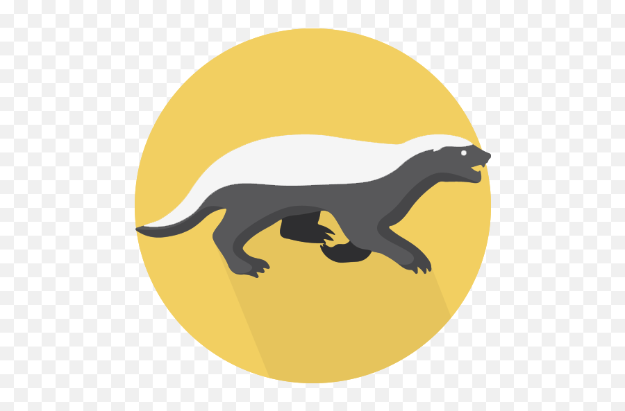 Flatimals - Honey Badger Emoji,Honey Badger Emoji