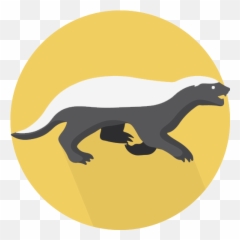 Flatimals - Honey Badger Emoji,Honey Badger Emoji
