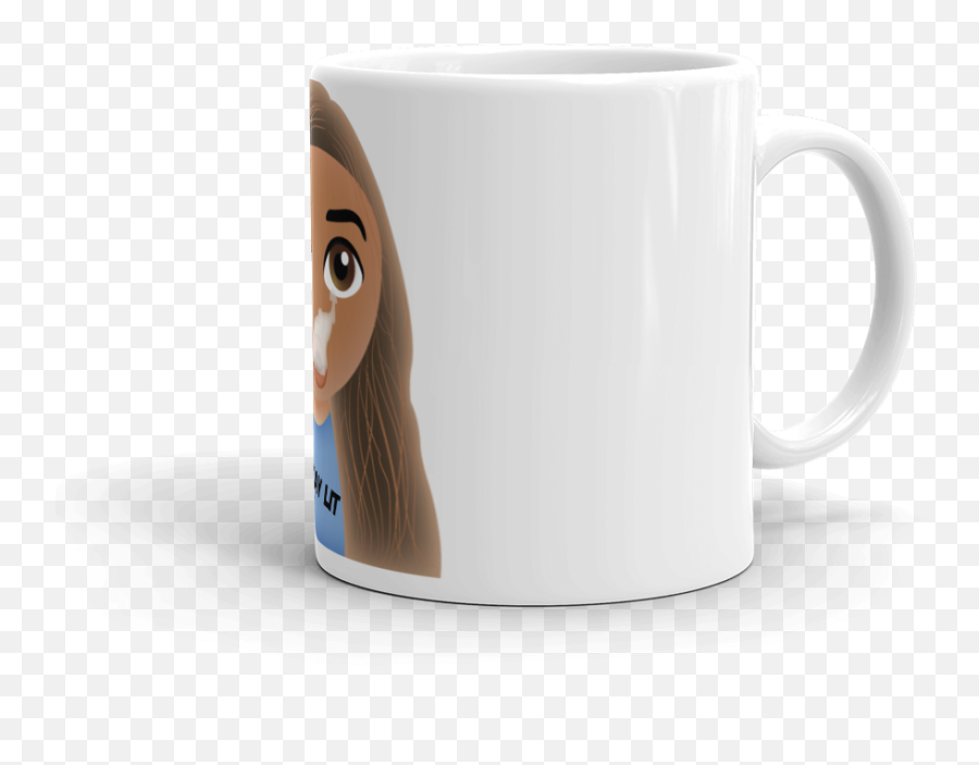 Mean Muggin Mugs - Girls Rep Emojisstay Litweed Smokergirl Serveware,Emoji Mugs