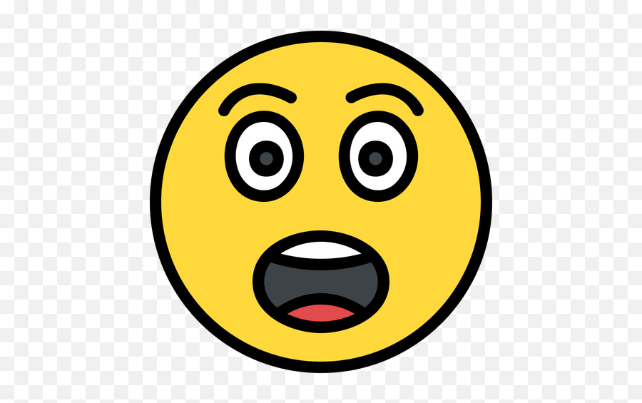 Shocked Emoji Icon Of Colored Outline - Ramen Hakata Lewisville,Suprised Emoji Png