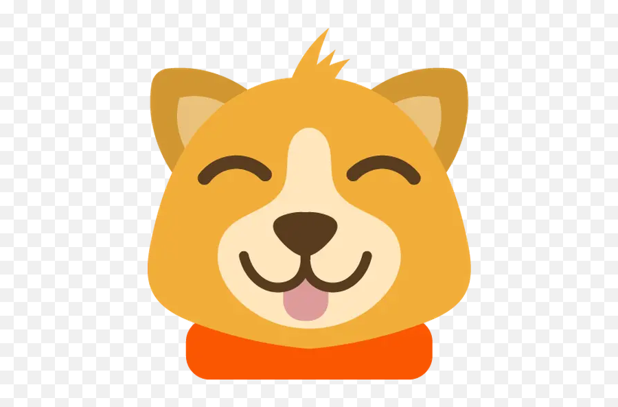 Dog Emoji Stickers For Whatsapp And - Happy,Emoticon Whatsapp Dog