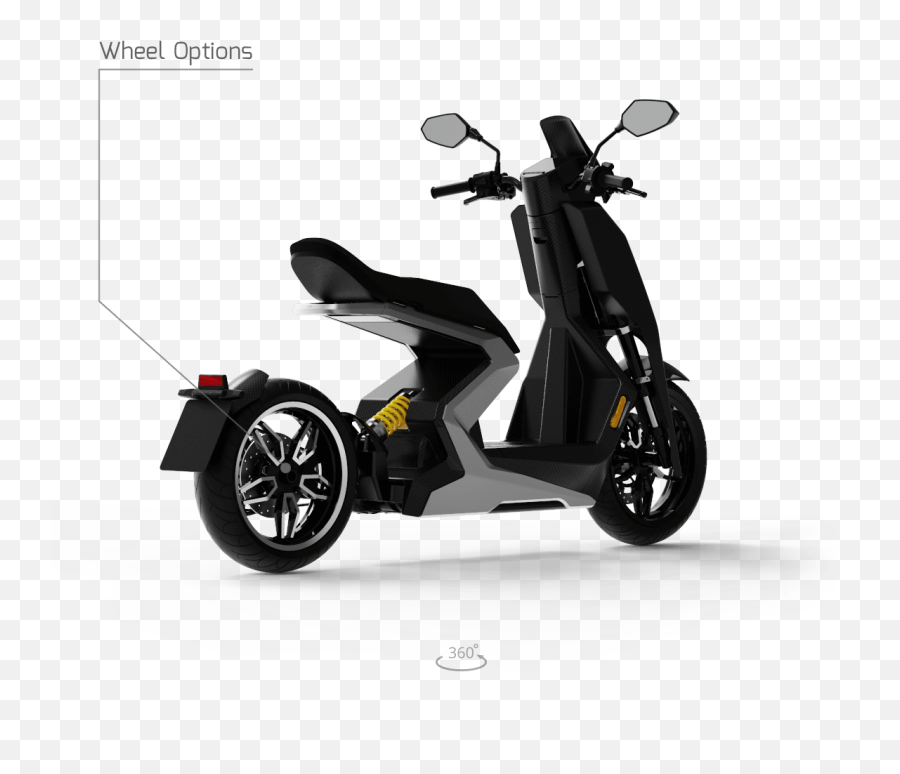 High Performance Electric City Scooter - Aluminium Alloy Emoji,Emotion Moped Parts