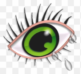 Realistic Drawings Of Crying Eyes - Clip Art Library Clip Art Emoji,Eyes Realistic Drawing Emotion