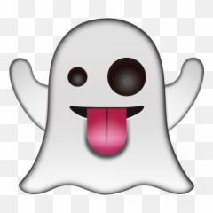 Ghost Emoji Transparent Transparent - Ghost Emoji,Emoji Templates