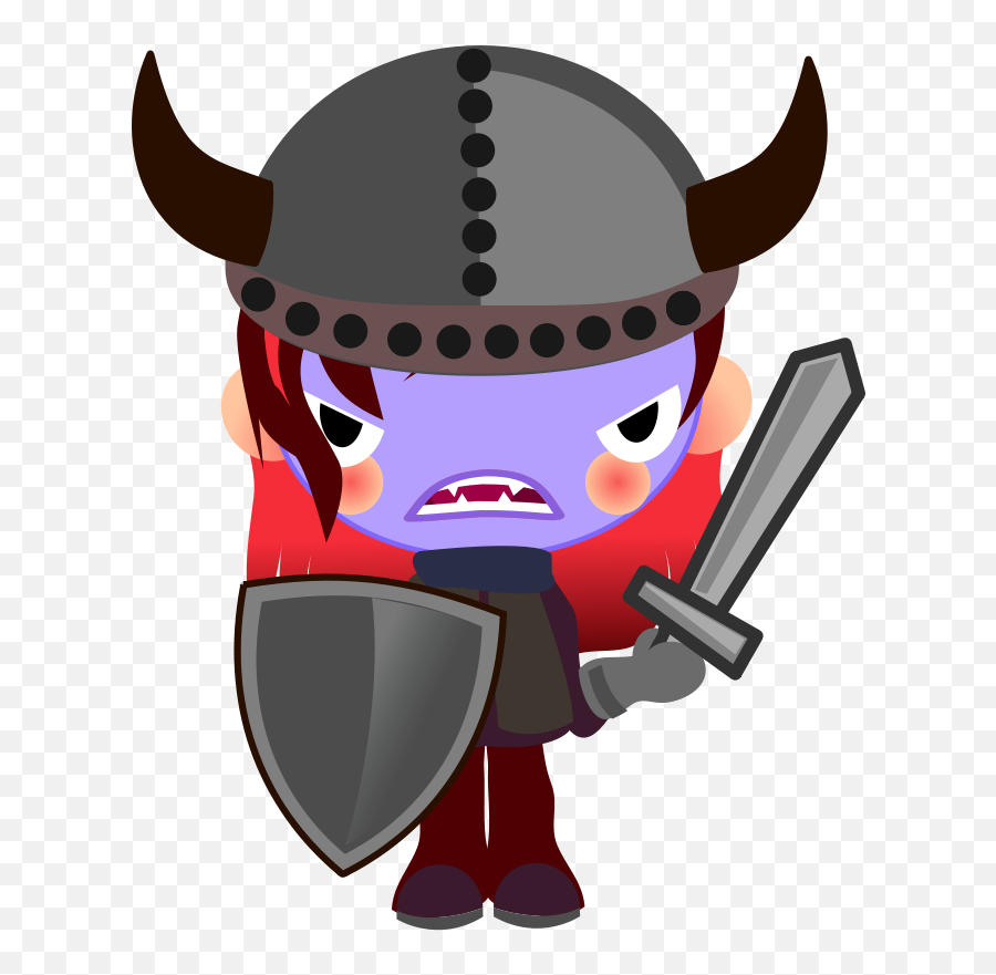 Free Clip Art Vampire Viking By Qubodup - Monster Zombie Kartun Emoji,Viking Emoticons Facebook