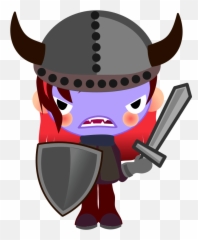 Free Clip Art Vampire Viking By Qubodup - Monster Zombie Kartun Emoji,Viking Emoticons Facebook