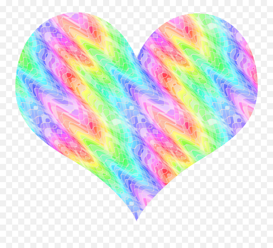 Download Heart On Fire - Rainbow On Fire Heart Full Size Rainbow Pictures Of A Love Heart Emoji,Rainbow Heart Emoji