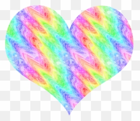 Download Heart On Fire - Rainbow On Fire Heart Full Size Rainbow Pictures Of A Love Heart Emoji,Rainbow Heart Emoji