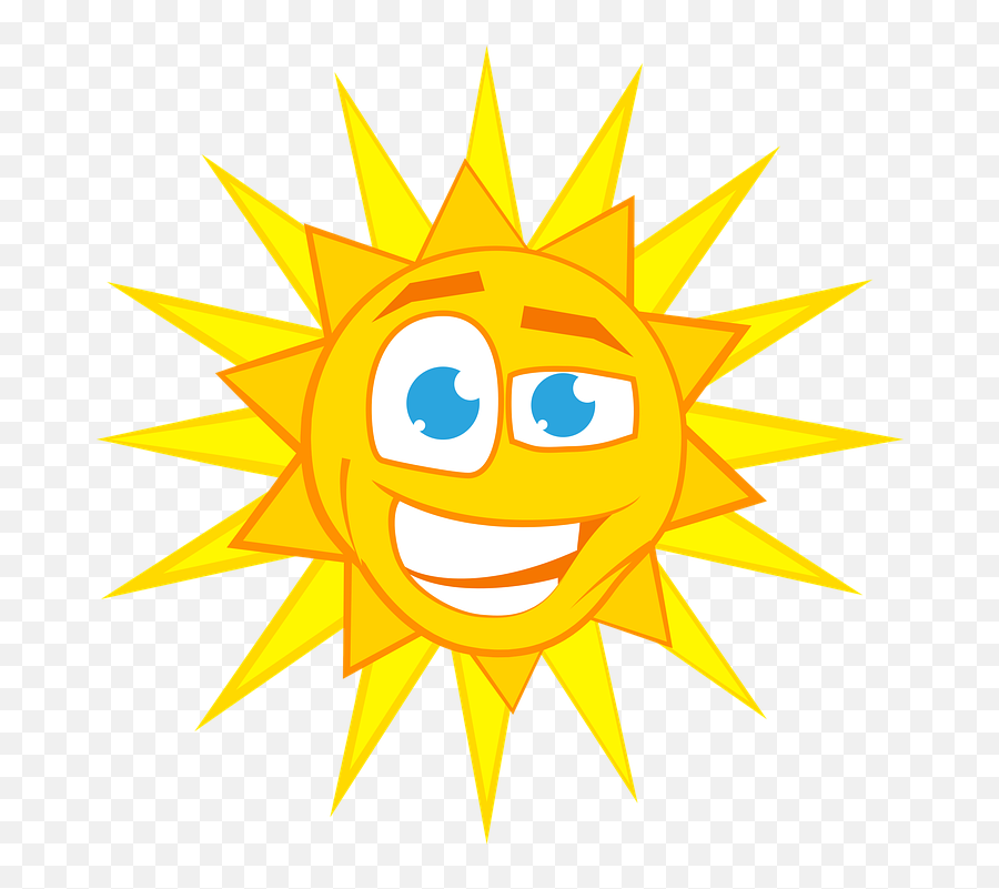 Sun Cartoon Character Sunny Star - Denver Gold Football Logo Emoji,Emotions Set, Graphic Artist
