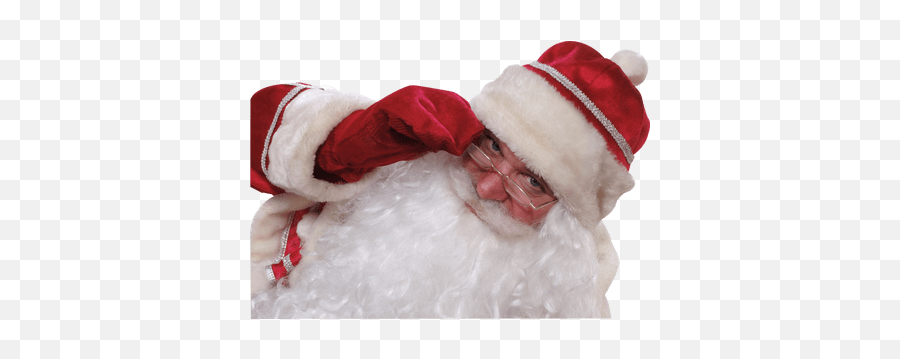 Santa Claus Close Up Png Hd Transparent - Santa Wink Png Transparent Emoji,The Standard Collection Of Emojis Santa