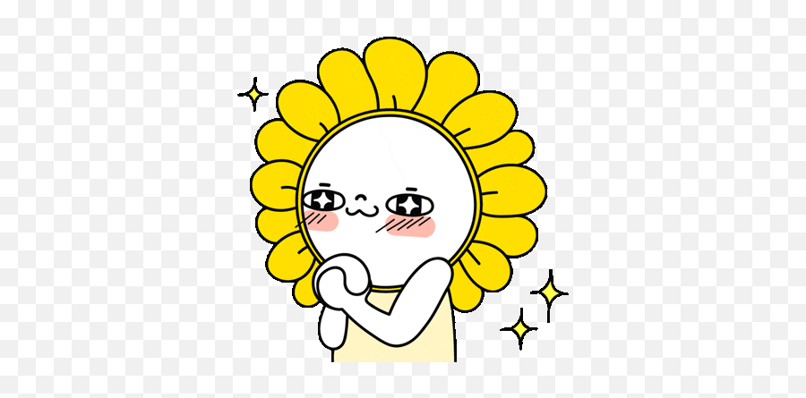 Flower Sunflower Sticker - Daisy Flower Transparent Cartoon Emoji,What Is The Emotion For Yellow Roses