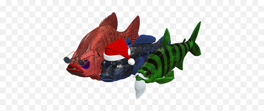 Merry Fishmas Krampus Hunt - News Fishing Planet Forum Aquarium Fish Emoji,Fish Emoji Pillow