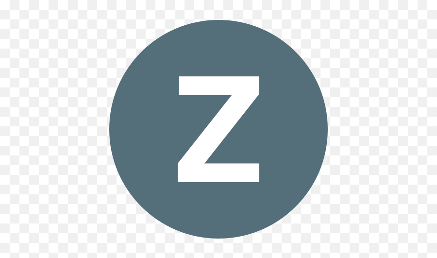 Fileeo Circle Blue - Grey White Letterzsvg Wikimedia Commons Emoji,Zz Symbol Emojis