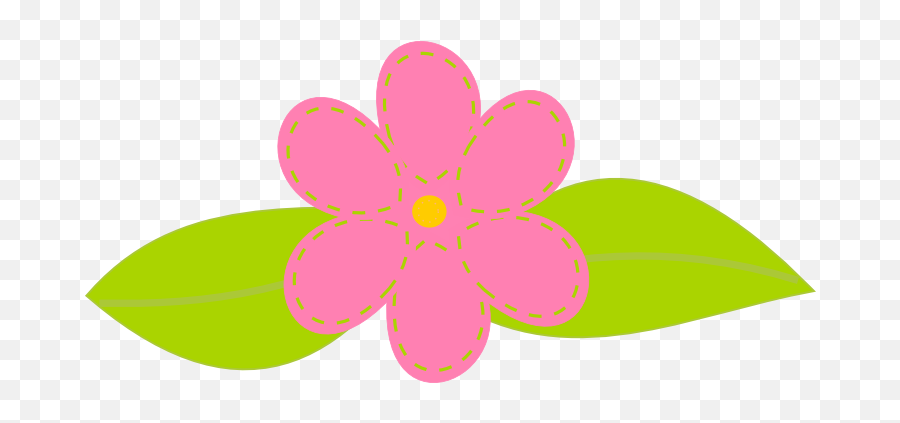 Flower With Leaf Clipart - Clip Art Library Emoji,Animu Flower Emoticon