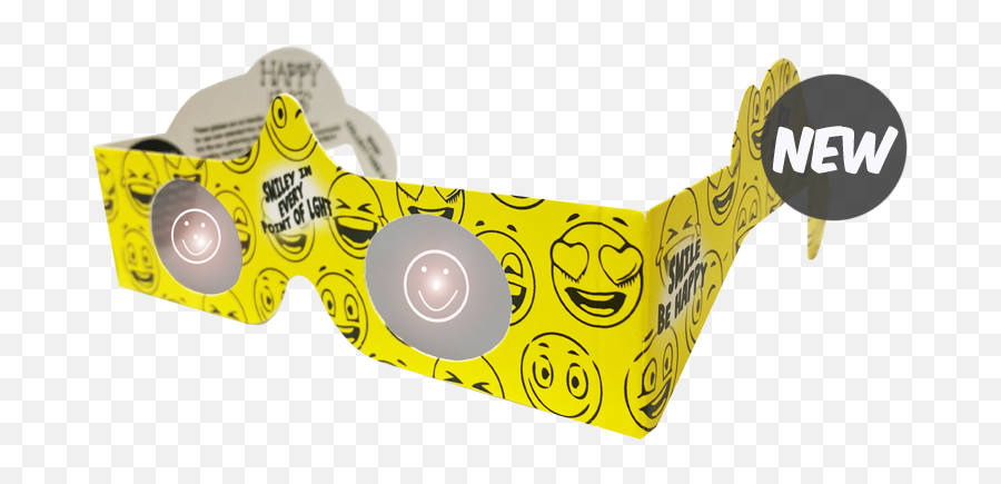 Emoji Smile 3d Glasses,Small Eyed Smiley Face Emoji