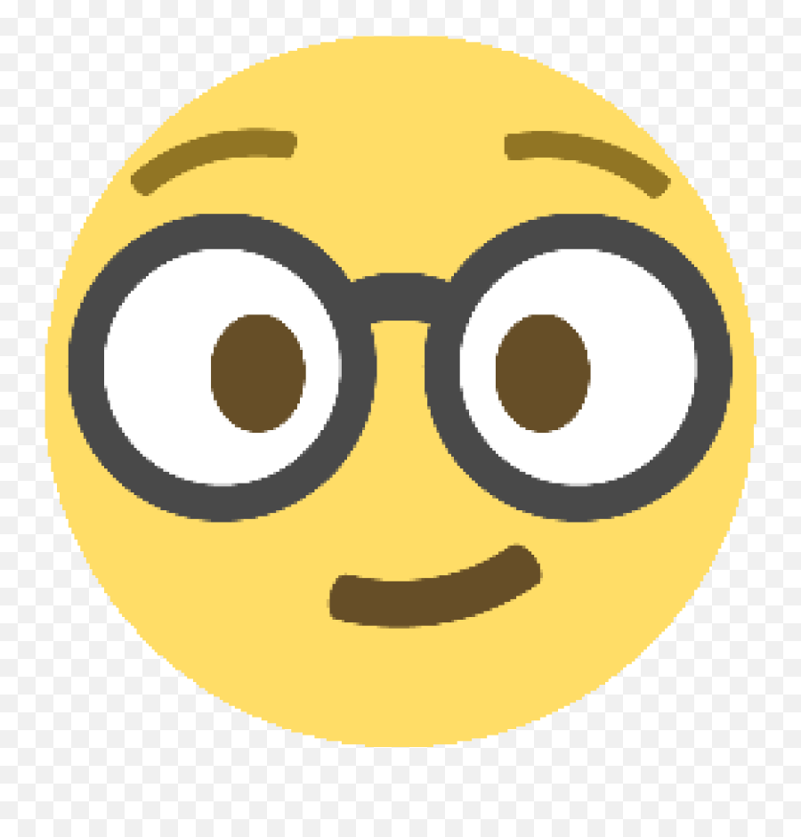 Emoticon Emoji Smiley Nerd Computer - Transparent Background Nerd Emoji,Emoji For Computer