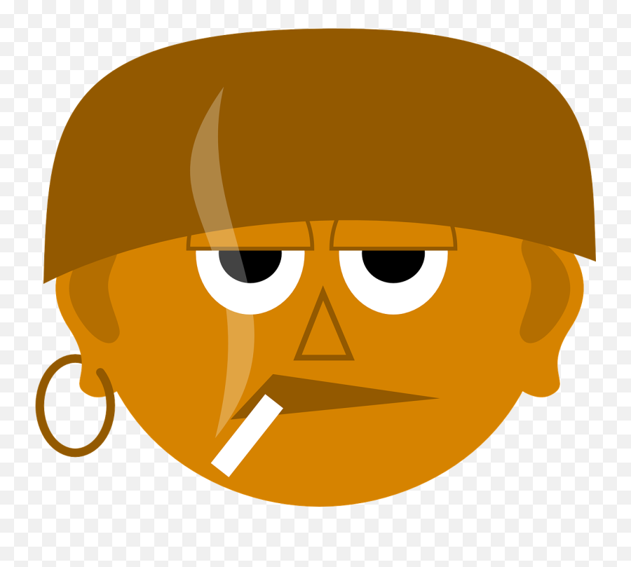 Smokercigarettetobaccoaddictionnicotine - Free Image Bad Guy Icon Png Emoji,Cigarette Emoticon
