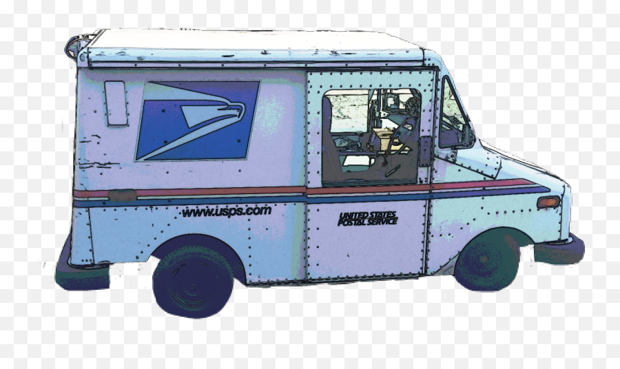 Mail Mailtruck Boxtruck Truck Van Sticker By Erin Renee - Commercial Vehicle Emoji,Moving Truck Emoji