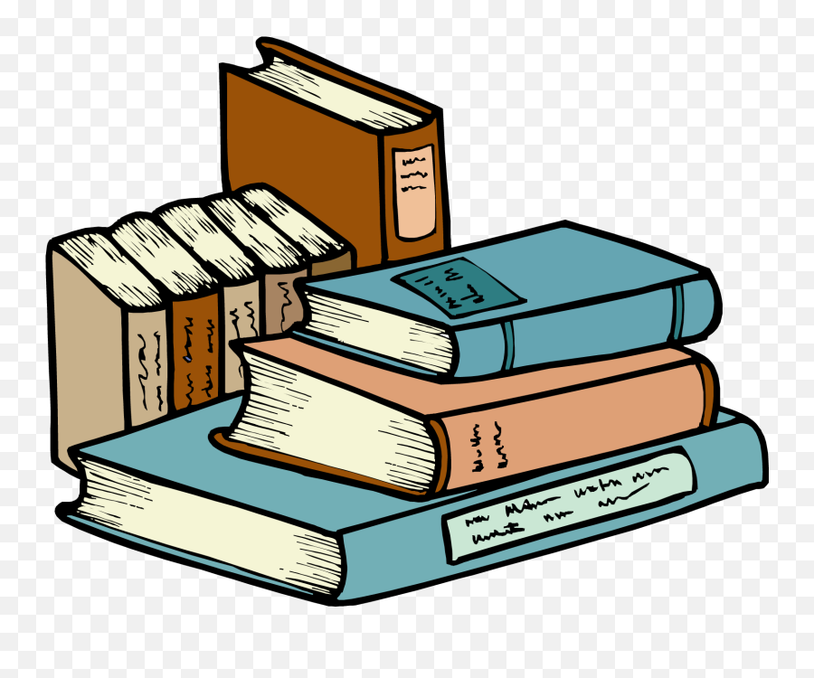 Stack Of Books Clipart Png - Books Clip Art Emoji,Textbook Emoji