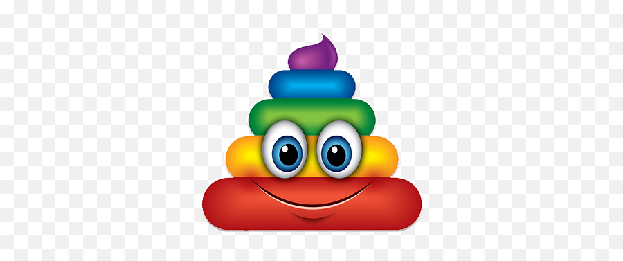 The Original Type Of The Poop Emoji Was - Pile Of Poo Emoji,Emoji Colors