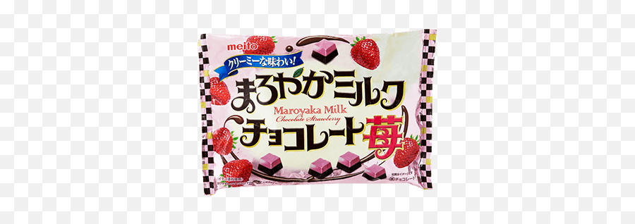 Maroyaka Milk Chocolate Strawberry Party Pack Japanese - Superfood Emoji,Emoji Party Snacks