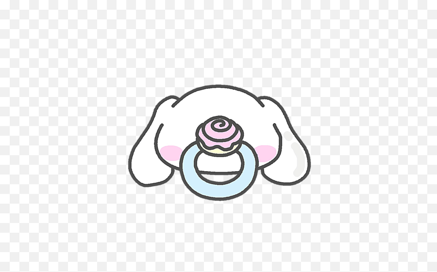 Pacifier Cinnamoroll Sticker - Dot Emoji,Pacifier Emoji