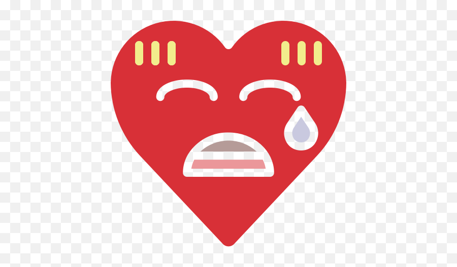 Confused Emoji Emotion Heart Nervous Worry Icon - Free Happy,Confused Emoji Text