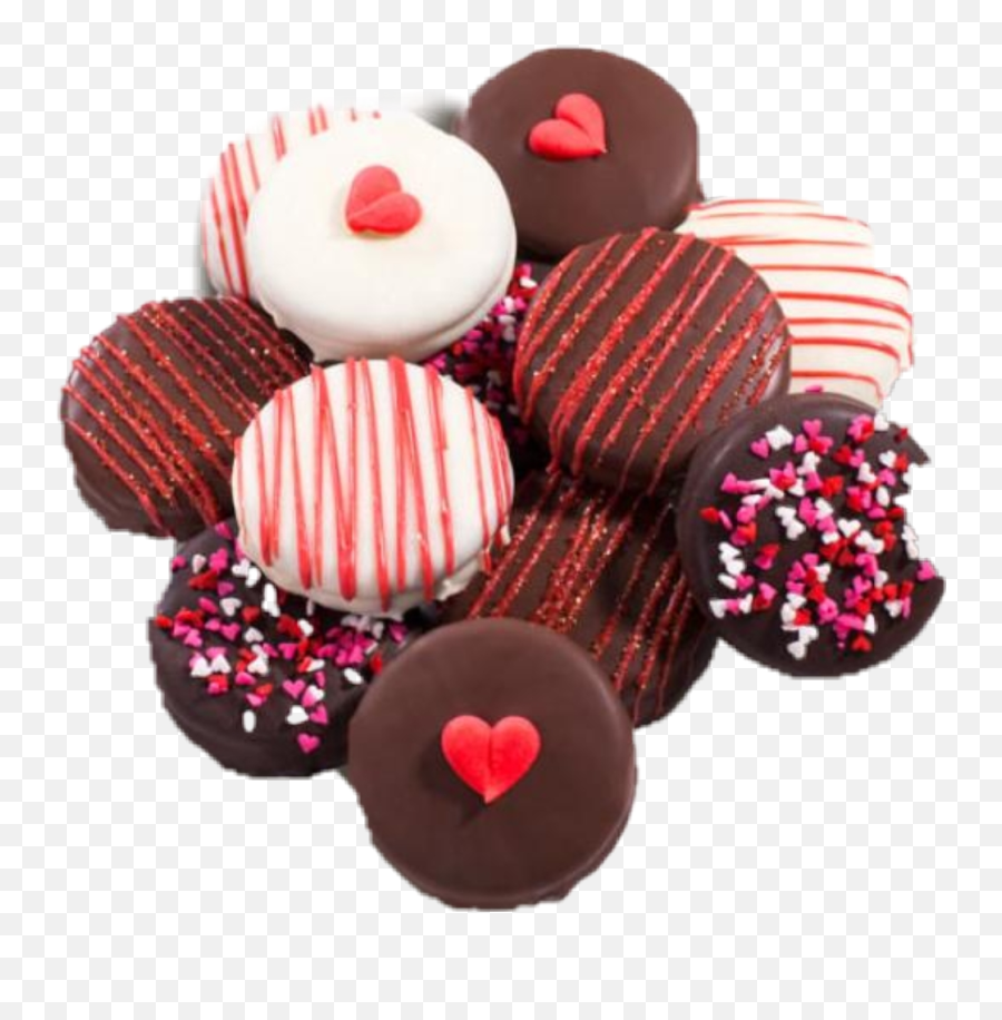 Mouthwatering Likes Love Sticker - Valentine Chocolate Covered Oreos Emoji,Mouthwatering Emoji