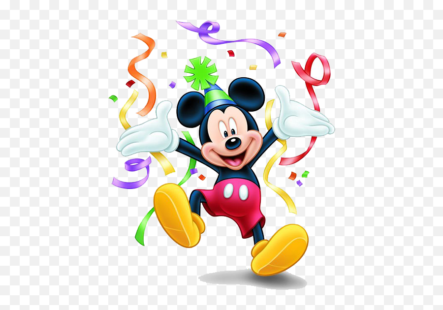 Cumpleanos Fondo Mickey Mouse Png - Novocomtop Clipart Birthday Mickey Mouse Emoji,Emoji Cumplea?os
