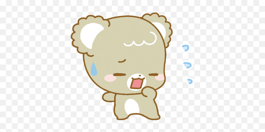 Terrible Shriek Sticker - Terrible Shriek Panic Discover Mocha From Sugar Cubs Emoji,Awful Emoji