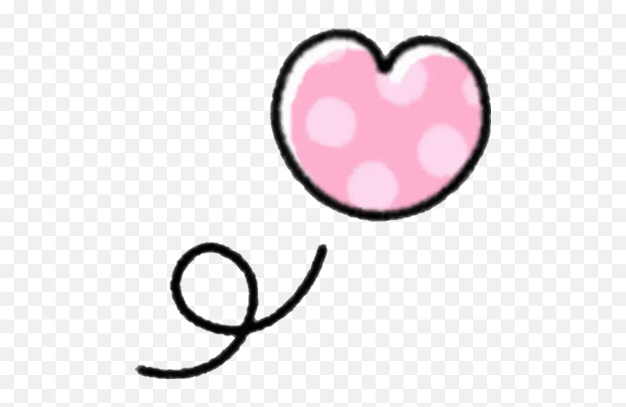 Sticker Maker - Pink Heart Emojis Girly,Black And Pink Heart Emojis