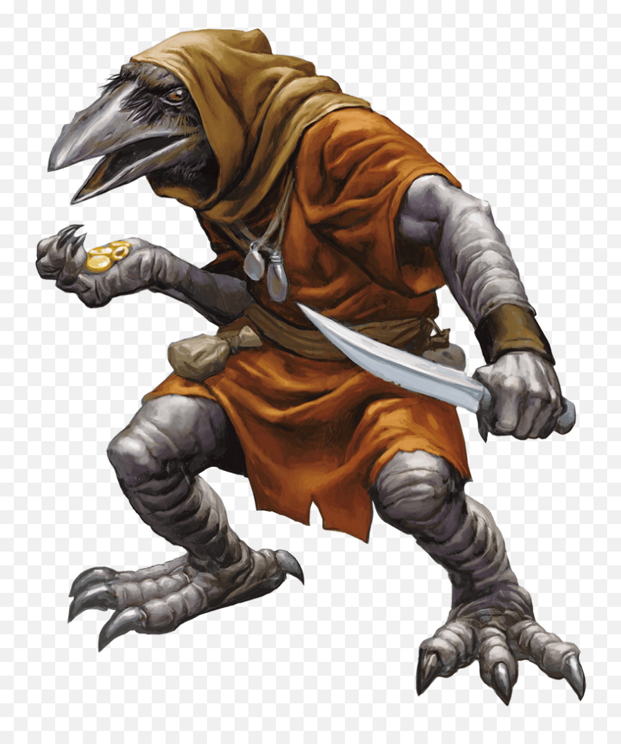 Monsters K - Kenku Ranger Emoji,Creatures With No Emotions And Hear
