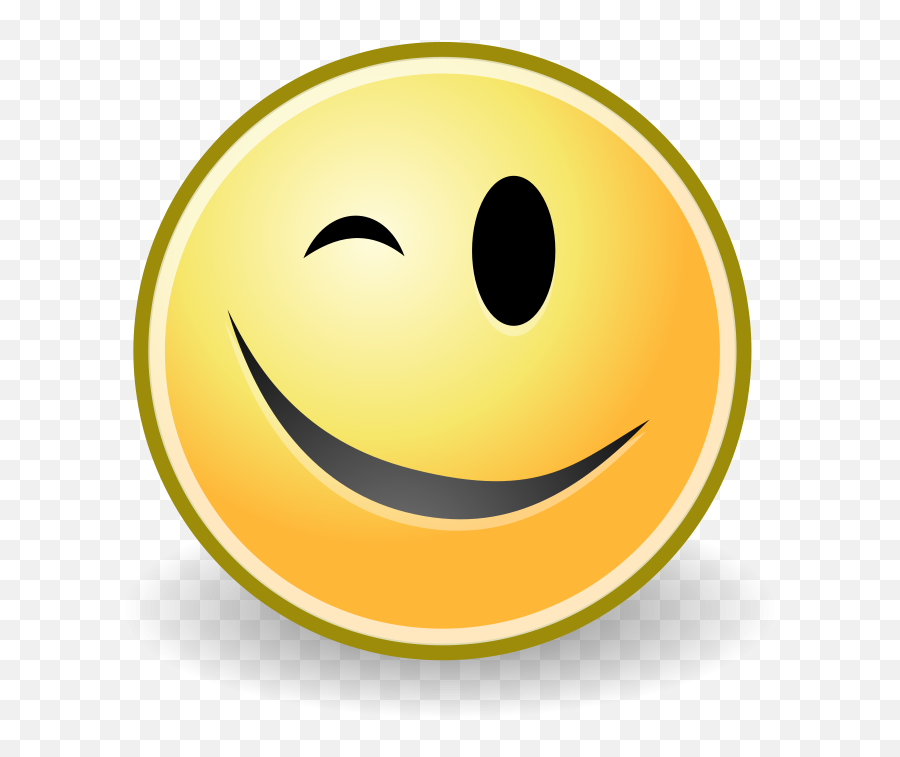 Smiley Clin D Oeil - Clip Art Library Animated Smiley Face Wink Emoji,Tearing Up Emoji