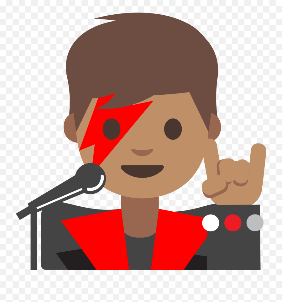 Man Singer Emoji Clipart Free Download Transparent Png - Emoji,Transparent Singing Emojis