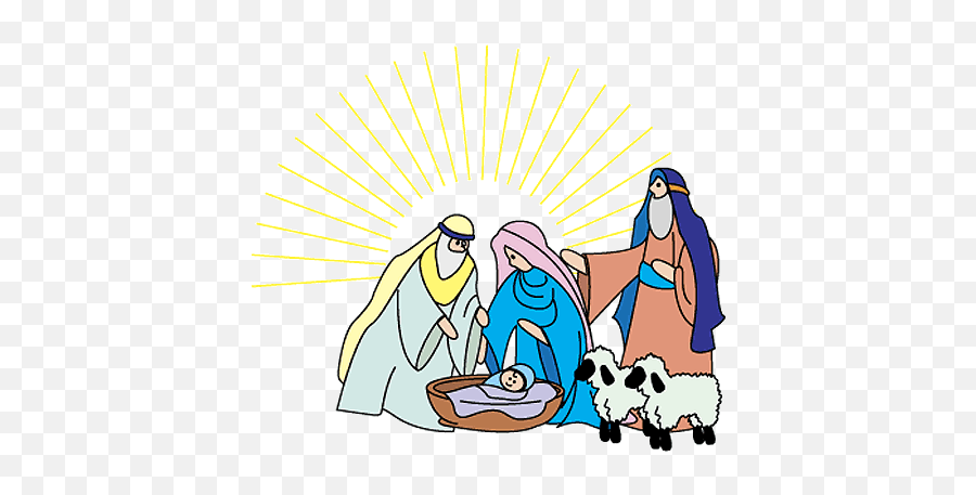 Free Free Nativity Clipart Download - Christmas Nativity Clipart Emoji,Nativity Scene Emoticons