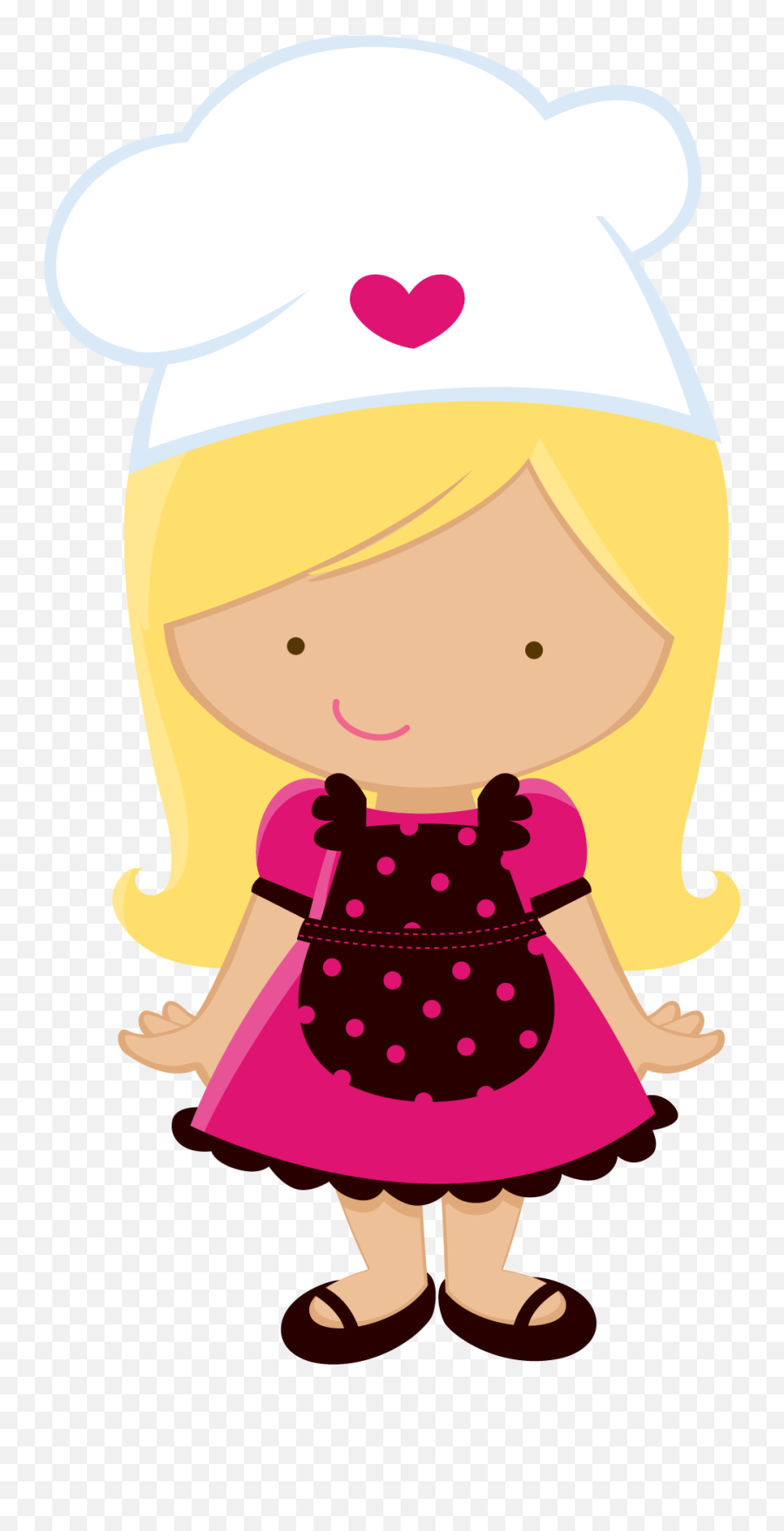 Menina Chefe De Cozinha Desenho Clipart - Full Size Clipart Menina Das Trufas Emoji,Maria Chiquinha Emoticon Whatsapp