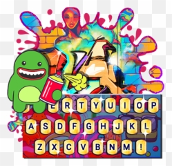 Graffiti Keyboard Themes Street Art Theme 11 Apk - Iphone Keyboard Emoji,Graffiti Emoji