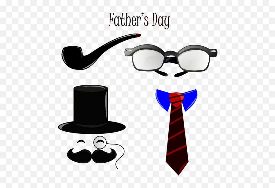 Fatheru0027s Day Eyewear Glasses Hat For Happy Fatheru0027s Day For - Father Objects Vector Emoji,Emoticon With Sunglasses With Party Hat