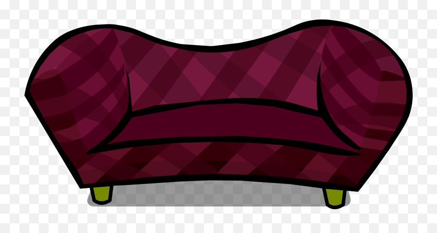 Burgundy Couch - Club Penguin Couch Emoji,Burgundy Emojis