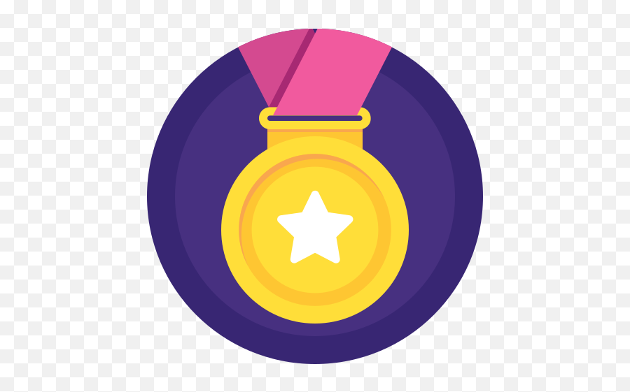 Gold Medal Award Free Icon Of Sport Achievment Badges Icons - Badge Award Icon Transparent Emoji,Badges Emoticons