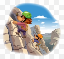 Rock Climbing Moles - Mole Climbing A Mountain Transparent Cartoon Mountain Rock Climbing Emoji,Climbing Emoji