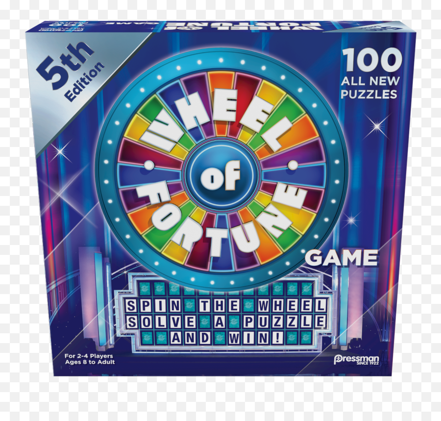 Pressman Wheel Of Fortune Game 5th Edition - Spin The Wheel Solve A Puzzle And Win Walmartcom Wheel Of Fortune Board Game Emoji,Bridal Shower Scattergories With Emojis