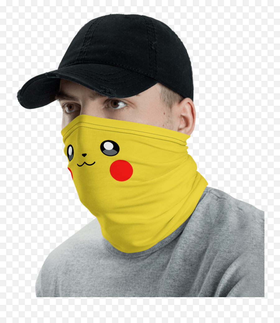 The Pikachu Neck Gaiter U2013 Games Of Future Past - Louis Vuitton Neck Warmer Emoji,Emoticon Visor